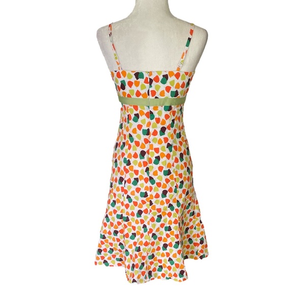 Shoshanna Vintage Tulip Floral Bow Detail Fit & Flare Midi Slip Dress - 6 - Picture 5 of 11